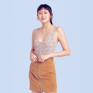 Knit Stripped Bodysuit